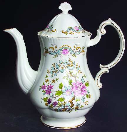 Mandarin Coffee Pot & Lid