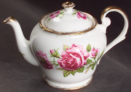 Orleans Rose Teapot & Lid