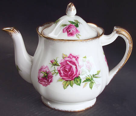 Orleans Rose Teapot & Lid