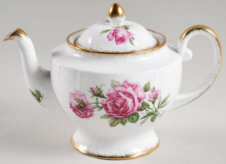 Orleans Rose Teapot & Lid