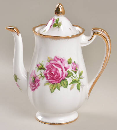 Orleans Rose Mini Coffee Pot & Lid