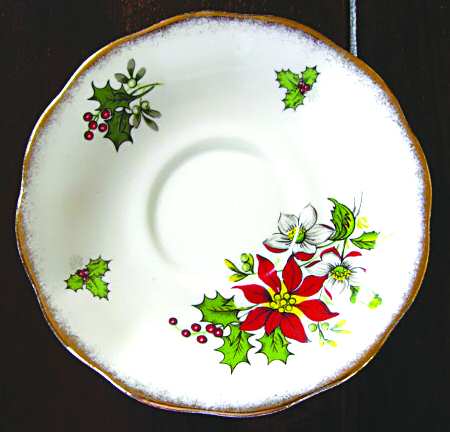 Poinsettia Saucer