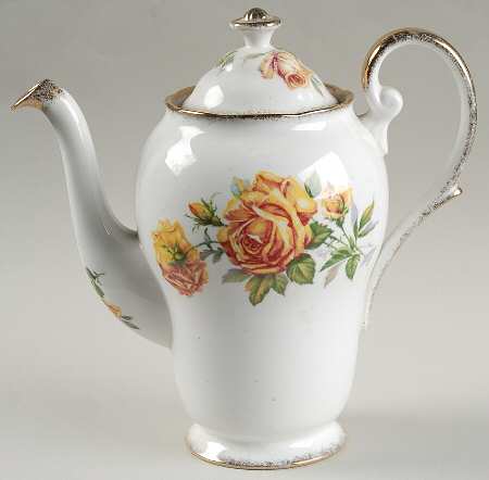Romany Rose Mini Coffee Pot & Lid