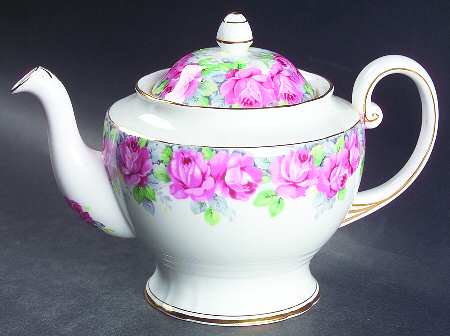 Rose of Sharon Teapot & Lid
