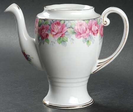 Rose of Sharon Mini Coffee Pot No Lid