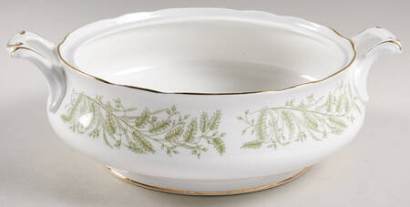 Whispering Grass Round Vegetable No Lid
