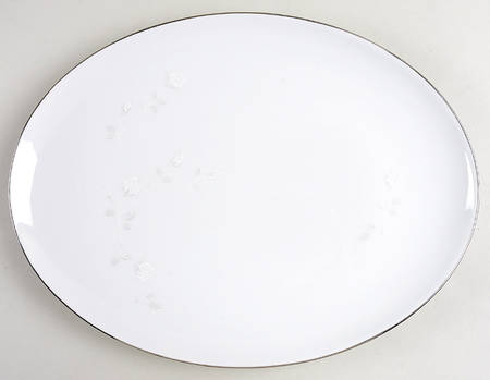 Bridal Bouquet 14" Oval Serving Platter