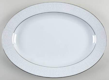 Bridal Lace 16" Oval Serving Platter