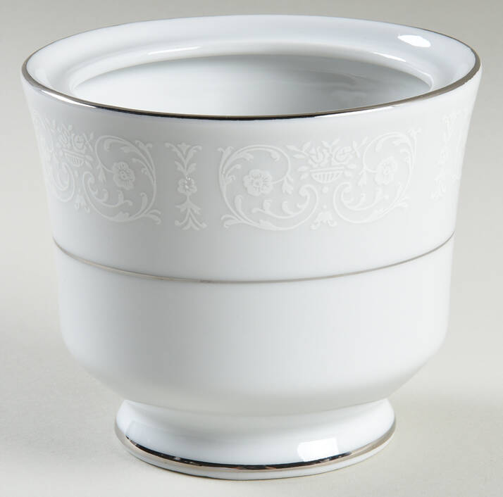 Bridal Lace Sugar Bowl No Lid