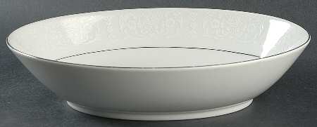 Bridal Lace 10" Oval Vegetable Bowl