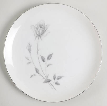 Midnight Rose Salad Plate