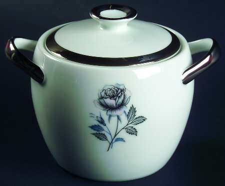 Moonlight Rose Sugar Bowl & Lid