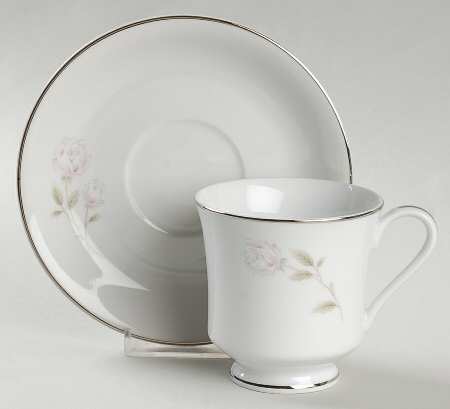 Romance Footed Cup & Saucer Set