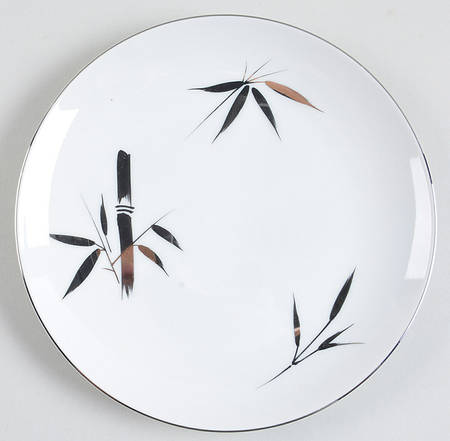 Silver Beauty Salad Plate