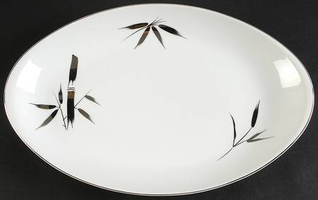Silver Beauty 14" Oval Serving Platter