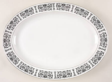 Trousseau 16" Oval Serving Platter by Royal Song