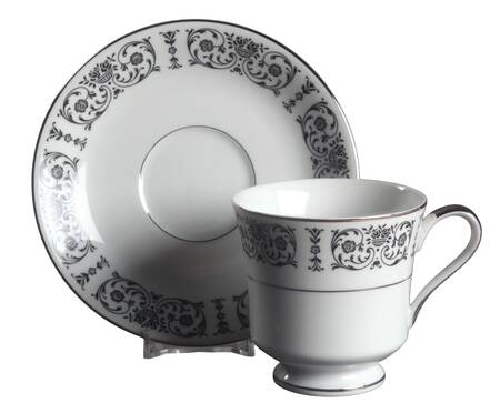 Trousseau Footed Cup & Saucer Set