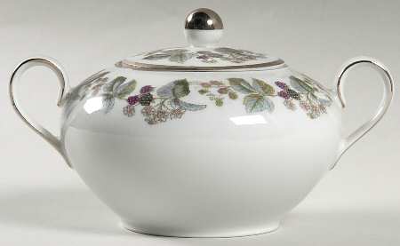Blackberry Sugar Bowl & Lid