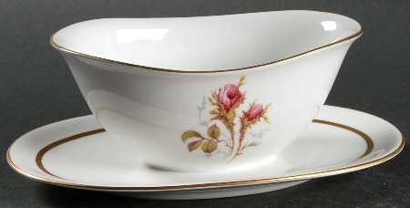 Dianne Gravy Boat with Attached Underplate