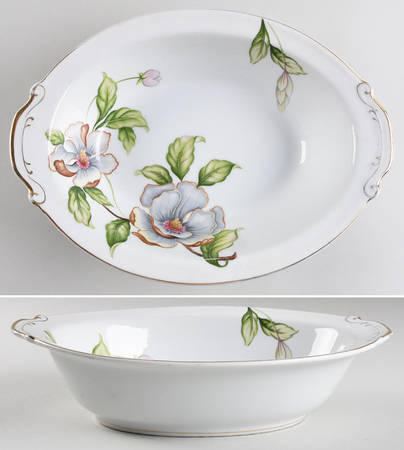 Dogwood 9" Oval Vegetable Bowl