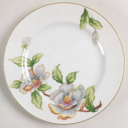 Dogwood Bread & Butter Plate by Roselyn