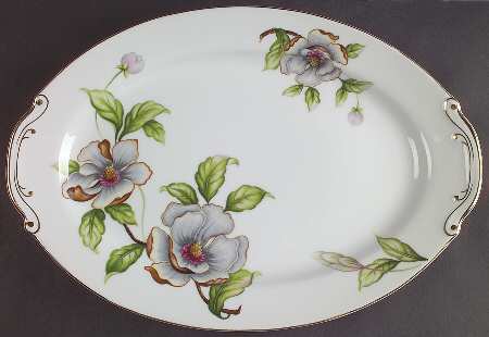 Dogwood 14" Oval Serving Platter