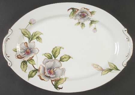 Dogwood 14" Oval Serving Platter