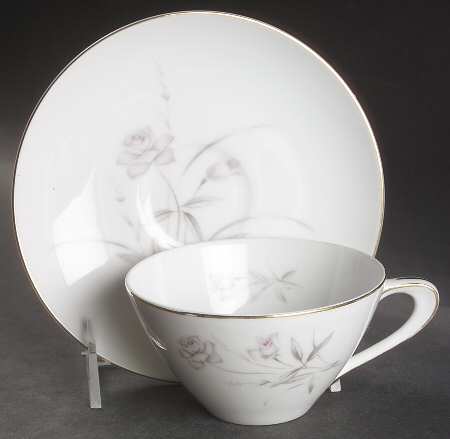 Blush Rose Flat Cup & Saucer Set