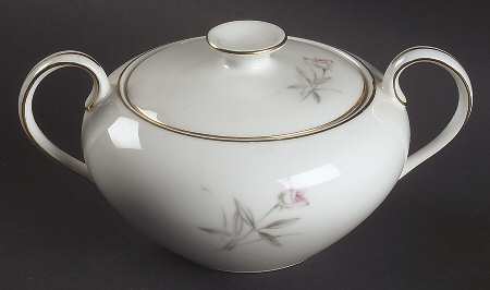 Blush Rose Sugar Bowl & Lid