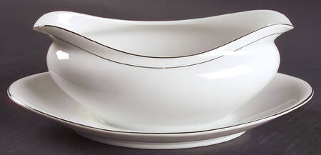 Forever Yours Gravy Boat with Attached Underplate