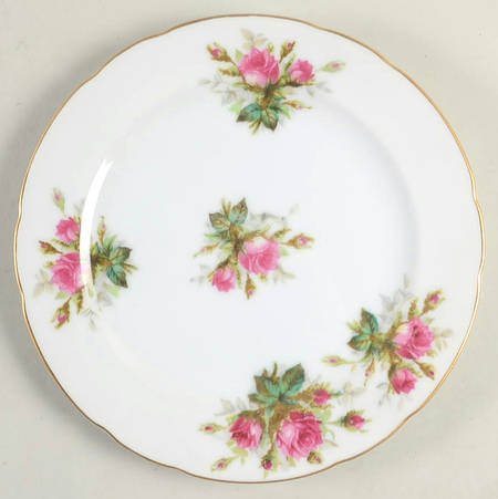 Antique Rose Salad Plate