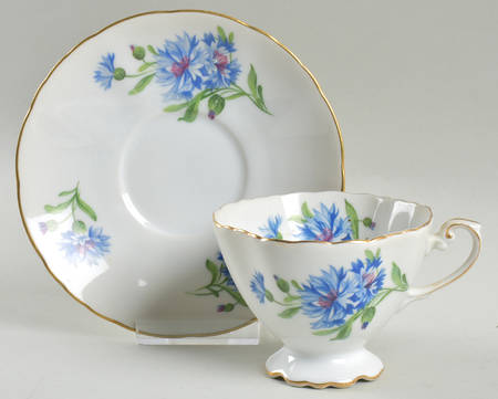 Meadow Belle Footed Cup & Saucer Set