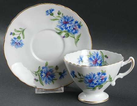Meadow Belle Footed Cup & Saucer Set