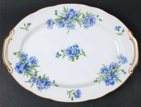 Meadow Belle 13" Oval Serving Platter