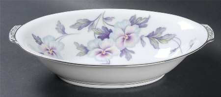 Silver Dawn 10" Oval Vegetable Bowl