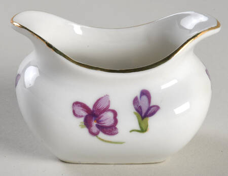 Spring Violets Mini Open Sugar Bowl