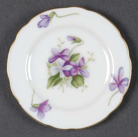 Spring Violets Butter Pat