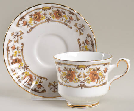 Clovelly Footed Cup & Saucer Set