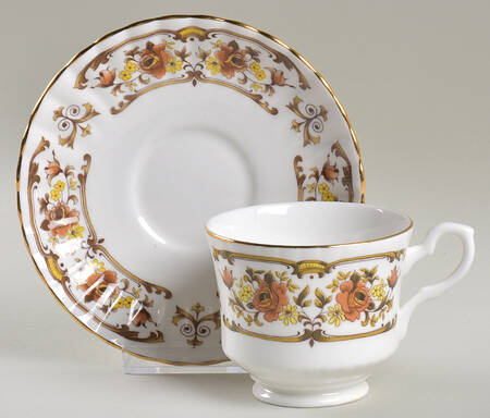 Clovelly Footed Cup & Saucer Set