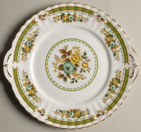 Dovedale Handled Cake Plate