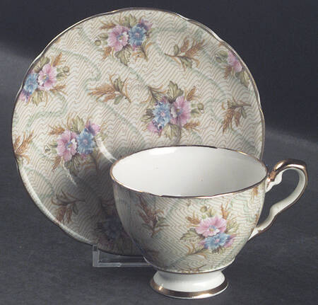 Elizabeth Footed Cup & Saucer Set