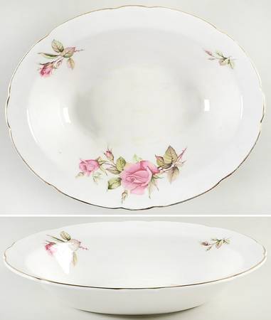 First Love (Scalloped) 10" Oval Vegetable Bowl
