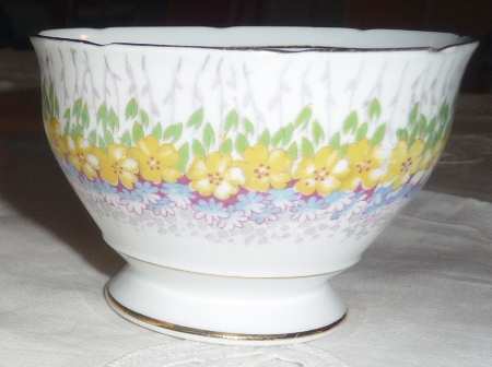 Glendale (Yellow & Blue) Open Sugar Bowl