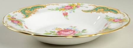 Gloria Green Rim Soup Bowl