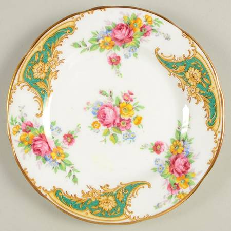 Gloria Green Bread & Butter Plate