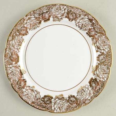 Golden Bouquet Salad Plate