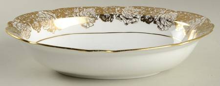 Golden Bouquet 9" Oval Vegetable Bowl