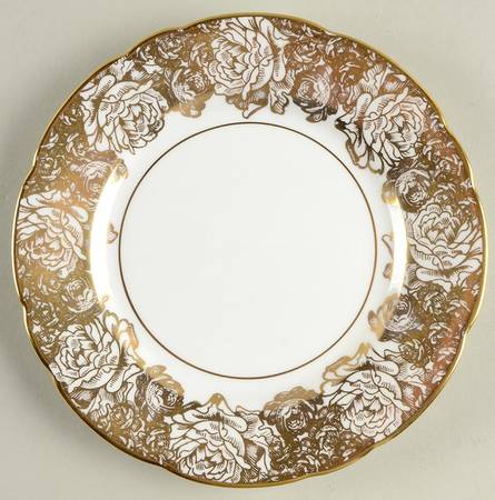 Golden Bouquet Bread & Butter Plate