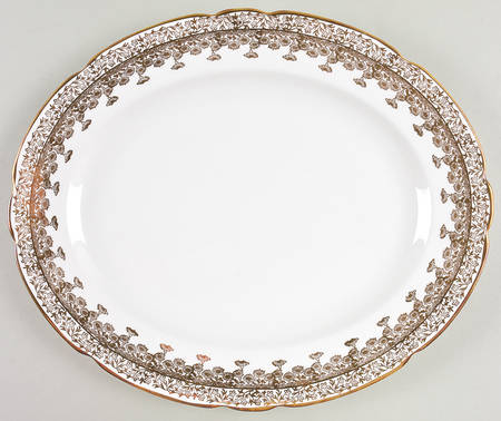 Gold Regent 12" Oval Serving Platter