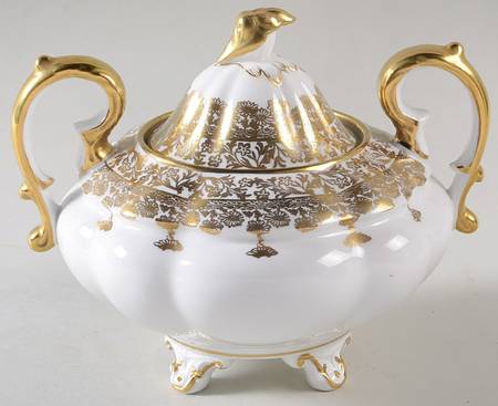 Gold Regent Sugar Bowl & Lid